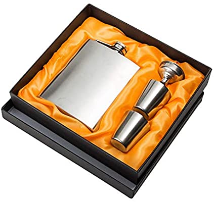 Pljoska Srebrna 200 ml sa dve čašice 3 Pljoska Srebrna 200 ml sa dve čašice