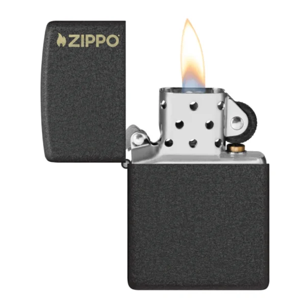 ZIPPO Upaljač Classic Black Crackle® Zippo Logo 236ZL