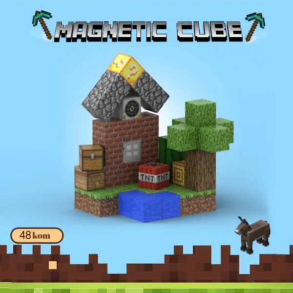 Magnetne Kocke (Cubes) M - Minecraft (48)