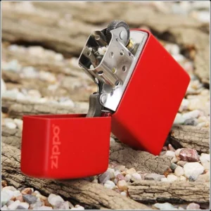 Zippo Upaljač - Classic Red Matte Zippo Logo 233ZL