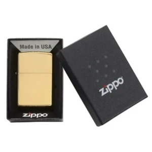 Lampa - Karate patkica 7 Zippo Upaljač High Polish Brass 254B