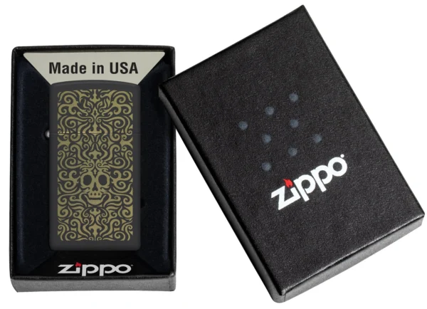 ZIPPO Upaljač Slim® Skull Design 48564