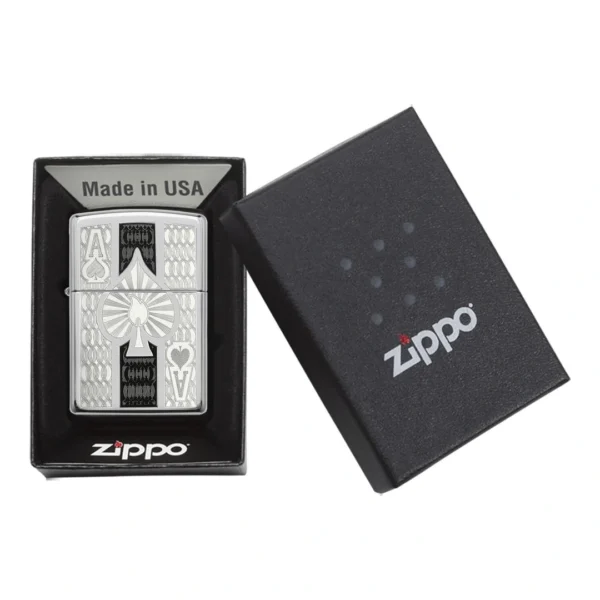 Zippo Upaljač - Intricate Spade Design 24196