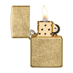 Zippo Tumbled Brass 49477
