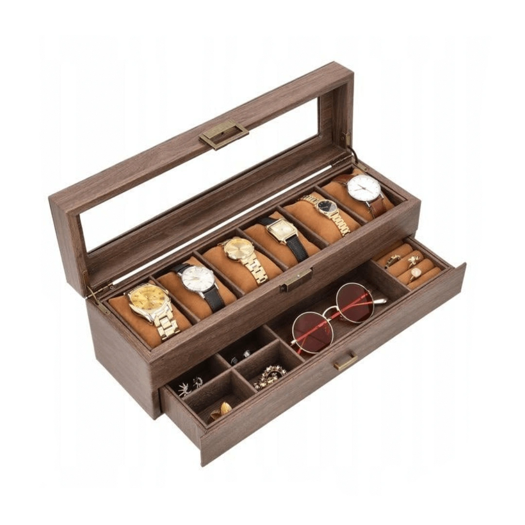 Kutija za satove i nakit Mocca 6 - 2 Nivoa 3 Kutija za satove i nakit Mocca 6 - 2 Nivoa