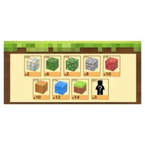 Cipovi za poker Clay Monte Carlo 5 Magnetne Kocke (Cubes) M - Minecraft (64)