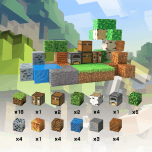 Minecraft Magnetne Kocke PRO (51)