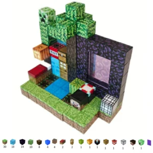 Magnetic Cubes M – Minecraft Creeper’s Gate (100)