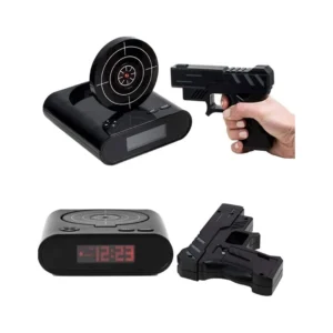 Budilnik sa metom i pištoljem