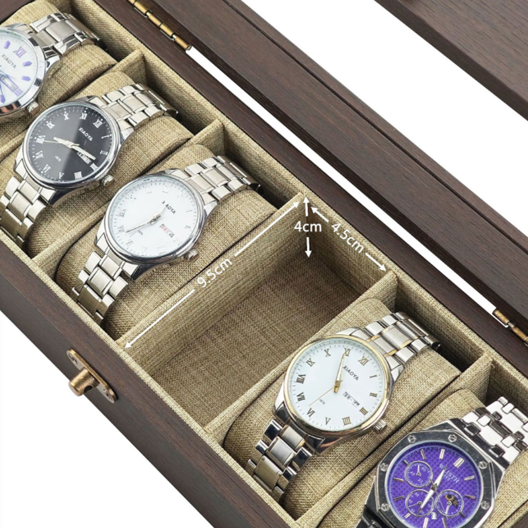 Kutija za satove drvena 6 1 Kutija za satove drvena 6