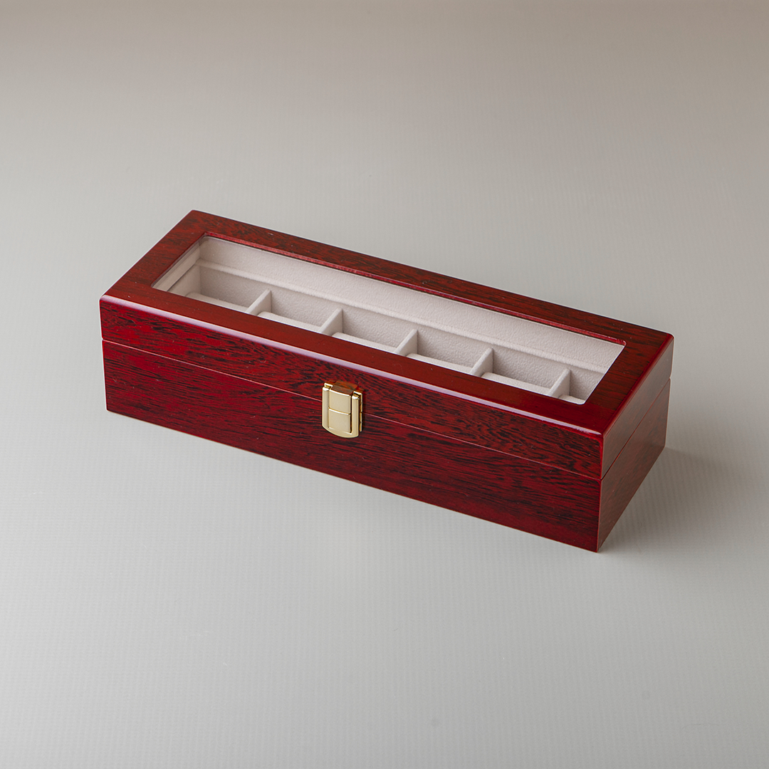 Kutija za Satove Premium 6 Ružino drvo 2 Kutija za Satove Premium 6 Ružino drvo
