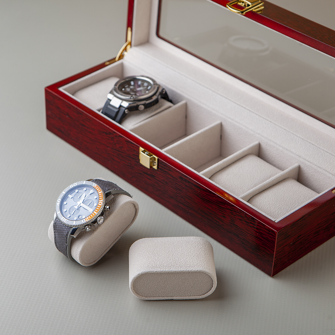 Kutija za Satove Premium 6 Ružino drvo 4 Kutija za Satove Premium 6 Ružino drvo