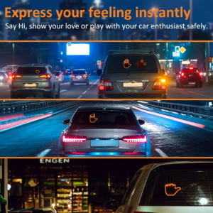 LED displej ruka za auto