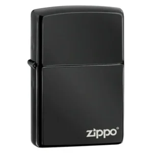 ZIPPO Upaljač High Polish Black Zippo Logo 24756ZL