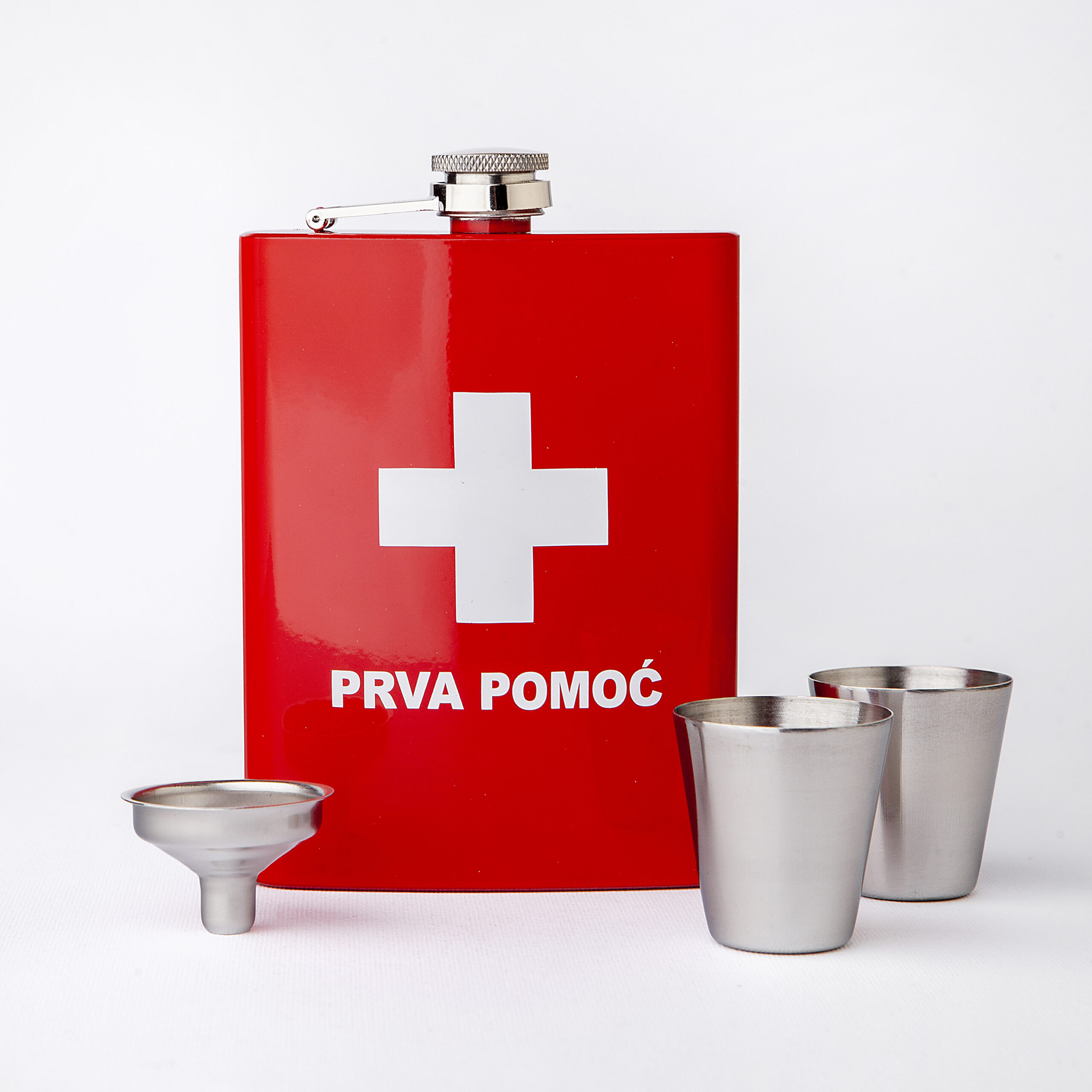 Pljoska Sa Čašicama "Prva pomoć" 3 Pljoska Sa Čašicama "Prva pomoć"