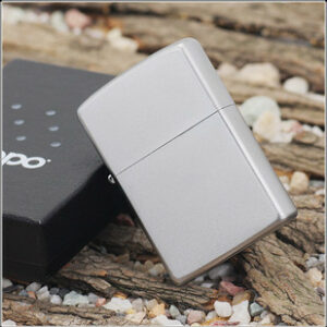 Zippo Engraved Satin Chrome 205