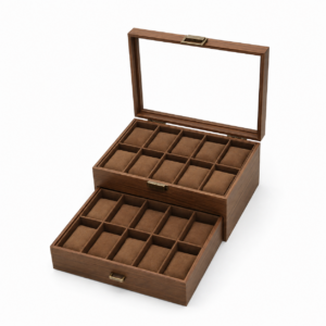 Kutija za satove Mocca – 2 nivoa