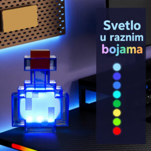 Lampa LED – Minecraft Potion Bottle